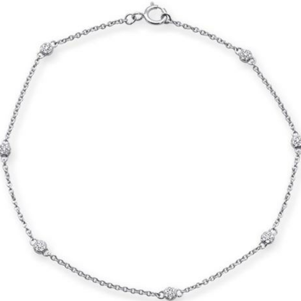 .10ct 14kt white gold diamond by yard station brac